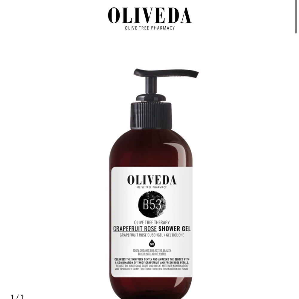 Oliveda Grapefruit Rose Shower Gel
